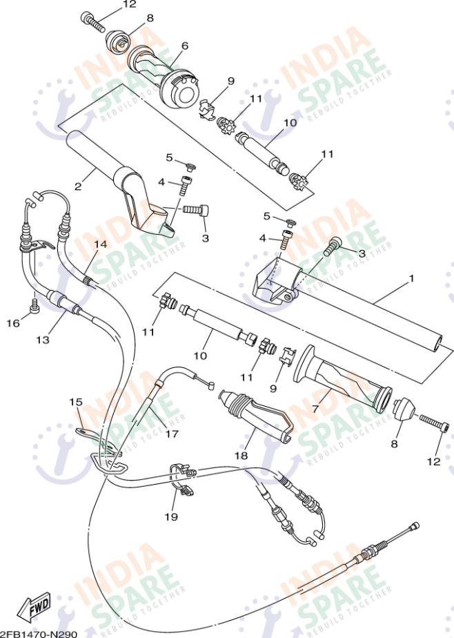 STEERING HANDLE & CABLE